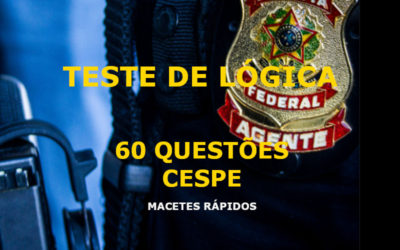 TESTE DE LÓGICA PF – 60 QUESTÕES