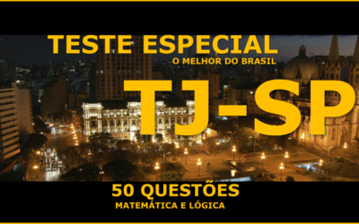 2º TESTE AVANÇADO TJ SP – 50 QUESTÕES