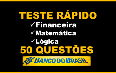 Curso Teste especial Banco do Brasil 50 questões