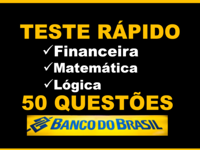 Curso Teste especial Banco do Brasil 50 questões