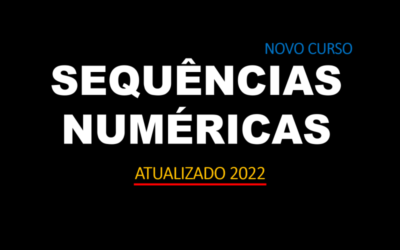 Curso 50 questões-  2022 – Sequencias numéricas