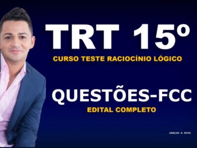 TESTE DE RACIOCÍNIO LÓGICO- TRT-15º